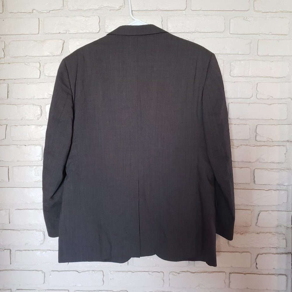 Vintage Burberry 100% Wool Suit Coat Blazer - Picture 9 of 15